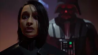 DARTH VADER Entrance Scene Kills Second Sister Inquisitor Final Boss Ending - Star Wars Jedi