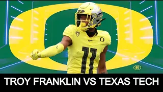 Troy Franklin vs Texas Tech | 2024 NFL Draft Film |