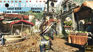 Shadow of the Tomb Raider Intel XESS Quality Mode Looks Awesome| RX 6900 XT|  Ryzen 9 5900X|4K