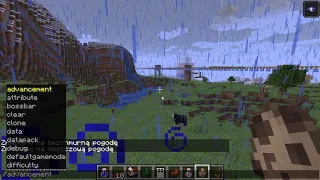 Co zrobić żeby w Minecraft przestał padać deszcz