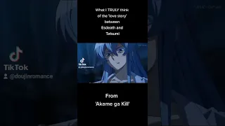 What I TRULY think of the 'love story' between Esdeath and Tatsumi (from 'Akame ga Kill') #short