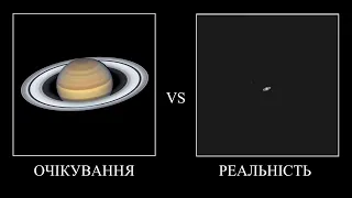 Планети та Сонце в телескоп. Очікування та реальність.