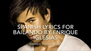 Bailando Lyrics by Enrique Iglesias ft Descemer Bueno ,Gente De Zona Español version