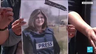 Palestinian president blames Israel for Al Jazeera reporter's killing • FRANCE 24 English