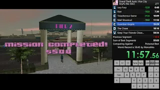 gta vice city any% (no ssu) speedrun in 57:07 [PB]