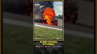 Two dead after plane crashes in fiery accident on Florida highway | WION Shorts