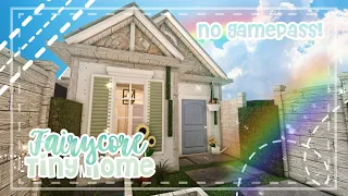 No Gamepass Colorful Fairycore Tiny Home Speedbuild and Tour - iTapixca Builds