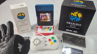 NEO•GEO mini japonês + NEO•GEO Mini Pad Controller unboxing!