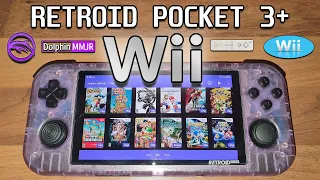 Retroid Pocket 3+ Wii Showcase & Settings - Dolphin MMJR