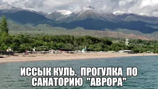 Иссык Куль. Прогулка по санаторию "Аврора"