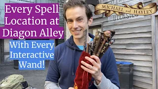 Every Spell Location at Diagon Alley - With Every Interactive Wand!