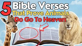 5 BIBLE VERSES That PROVE Animals DO Go to Heaven!
