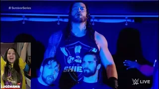 WWE Raw 10/13/17 Roman Reigns Returns to The Shield