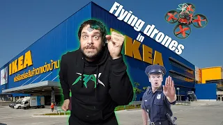 What happens if you fly a drone in Ikea?