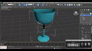 3ds max. Урок 10.  Модификатор Lathe. Тела вращения