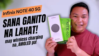 Infinix NOTE 40 5G - Grabe, Mukhang Mamahalin! Puwede din sa Gaming!