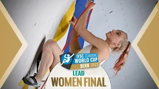 🔥IFSC LEAD Women's Final World Cup Bern 2023