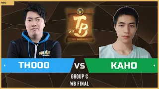 WC3 - TP League M2 - Group C - WB Final: [HU] TH000 vs. Kaho [NE]