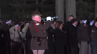 21 gun salute and playing of taps at Dep. Pickett's burial