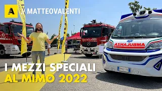 Tutti i MEZZI SPECIALI di Matteo Valenti e Automoto.it al MIMO 2022