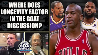 Where Does LeBron's Longevity Factor in the GOAT Discussion? | THE ODD COUPLE