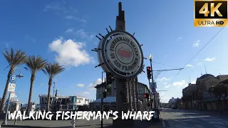 Walking Fisherman's Wharf To The Sea Lions At Pier 39 🦭 San Francisco Walk | February 2022 [4K]