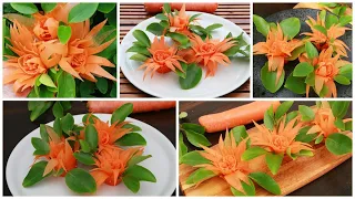 Super Salad Carrot Garnish for Hotel & Restaurant Party Garnishing School Competition