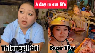 Thlengsil titi, Bai siam dan, unboxing- in la fit. Bazar vlog #adayinmylife #vlog #marketing