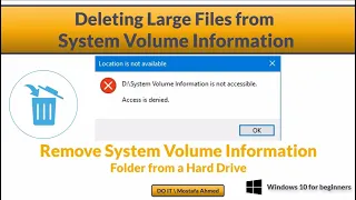 How to Deleting Large Files from System Volume Information Folder