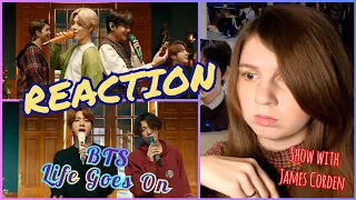 BTS 'Life Goes On' The Late Late Show with James Corden [REACTION] | Реакция на BTS