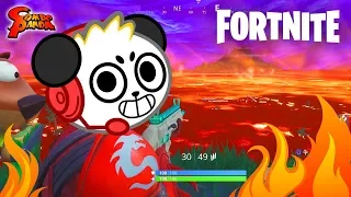 FORTNITE the FLOOR IS LAVA! The *NEW* Volcano! Let's Play with Combo Panda