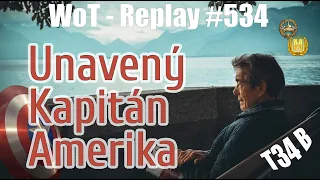 Replay #434 | T34 B - Unavený Kapitán Amerika (SuperKravaťák ve WoT)