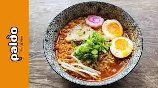 Paldo Teum sae Ramen For Spicy Lovers – USA — Instant Noodle Recipe Time — EP 1870