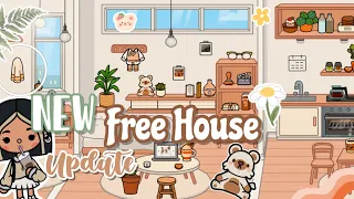 🌼New Update Free House🧺Free Items [House Design] Toca Boca ✨ Tocalifeworld | Makeover