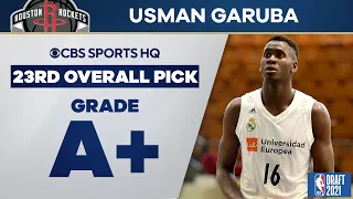 Usman Garuba Selected No. 23 Overall by the Rockets | 2021 NBA Draft | CBS Sports HQ