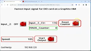 Graphite DIO Card Signal Speeds