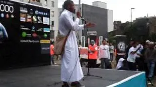 Muslim Belal medley live in Whitechapel, London, for Iftar 10,000 event 11-9-09