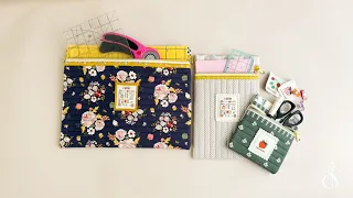 How to sew a Sew Good Pouch | Quilt Essential Pouch | Sewing Tool Case