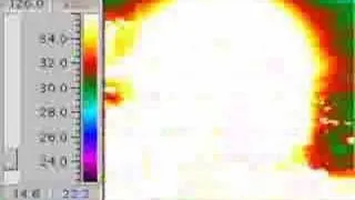 rocket launch infrared thermography