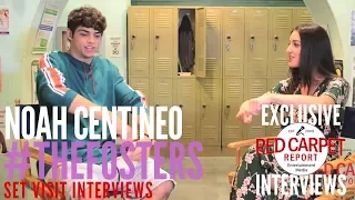 Noah Centineo interviewed on the set of Freeform's "The Fosters" for Season 5 #TheFosters