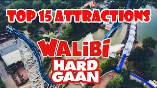 Top 15 attractions Walibi Belgium 2021 [4K]