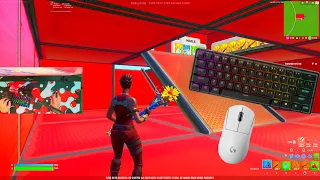 ⭐️Steelseries Apex Pro Mini ASMR Chill 🤩3V3V3 Go Goated 🎧 Satisfying Fortnite 240 FPS Smooth⭐️