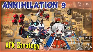 [Arknights] Annihilation 9 | Sargon | Safe Play | AFK strat