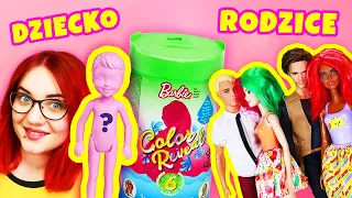 RODZINKA BARBIE 👨‍👩‍👧 Chelsea Color Reveal 🍭 LALECZKI NIESPODZIANKI miss Aga