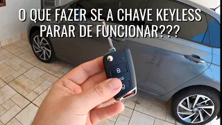 COMO ABRIR E LIGAR O CARRO SE SUA CHAVE KEYLESS NÃO FUNCIONAR?