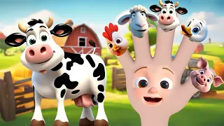 Farm Animals Finger Family | Nursery Rhymes | Farm Animal Songs