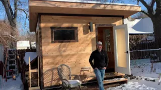 Pete’s Minneapolis backyard sauna