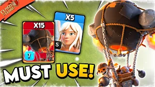 TH11 Rocket Balloon Attack Strategy | Th11 New Event Attack Strategy (Clash of Clans)