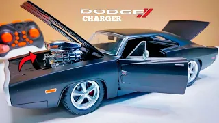 RC Powerful Dodge Charger 1970 Muscle Car Unboxing & Testing - Chatpat toy tv