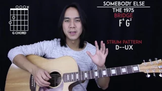 Somebody Else Guitar Tutorial - The 1975 Guitar Lesson |Tabs + Easy Chords + Guitar Cover|